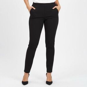 Rachel Zoe Black Slim Ponte Pull-On Pants